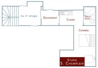 Plan du studio S. Champlain