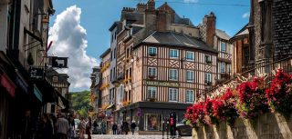 vue ruelle honfleur