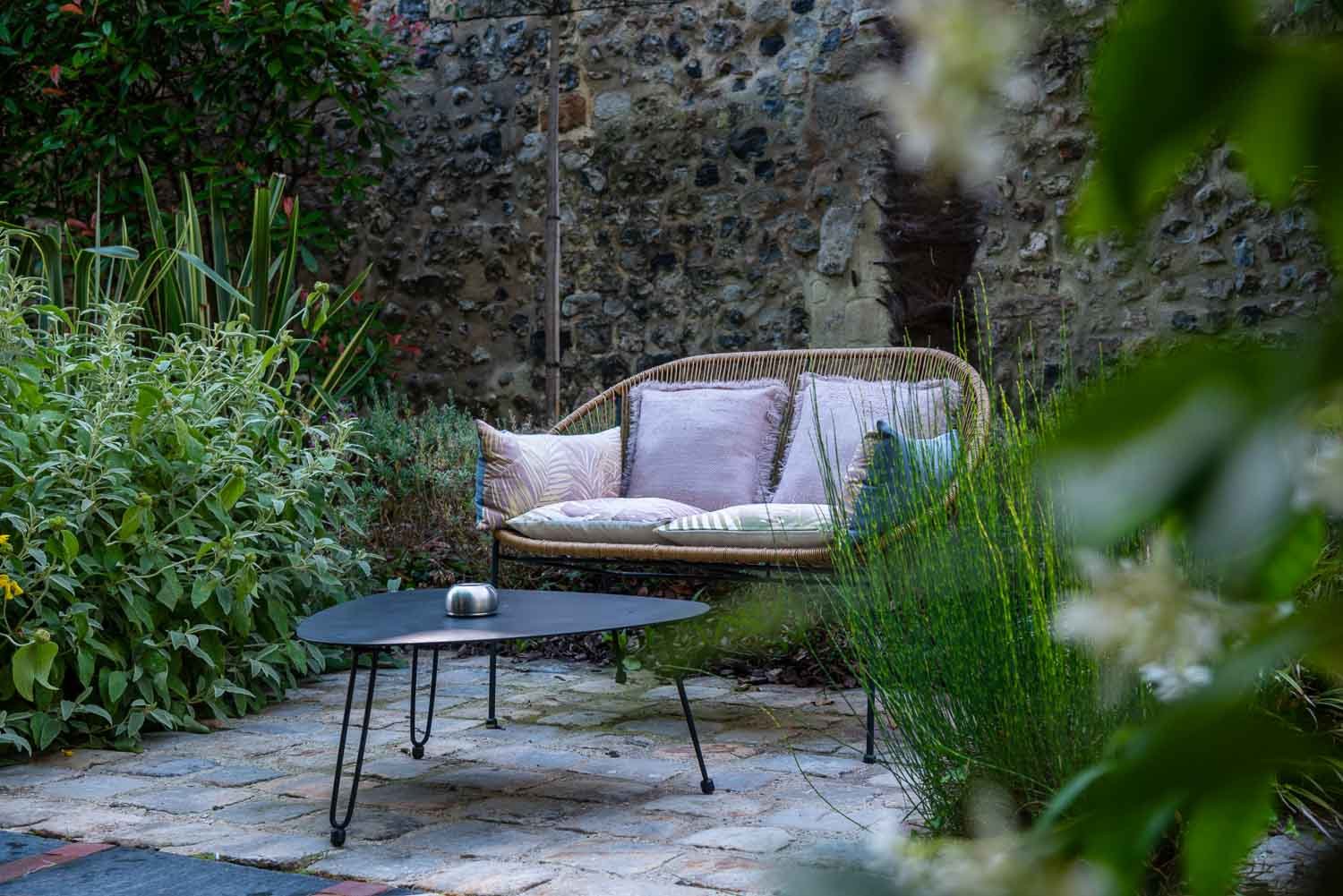 le jardin de la petite folie à Honfleur