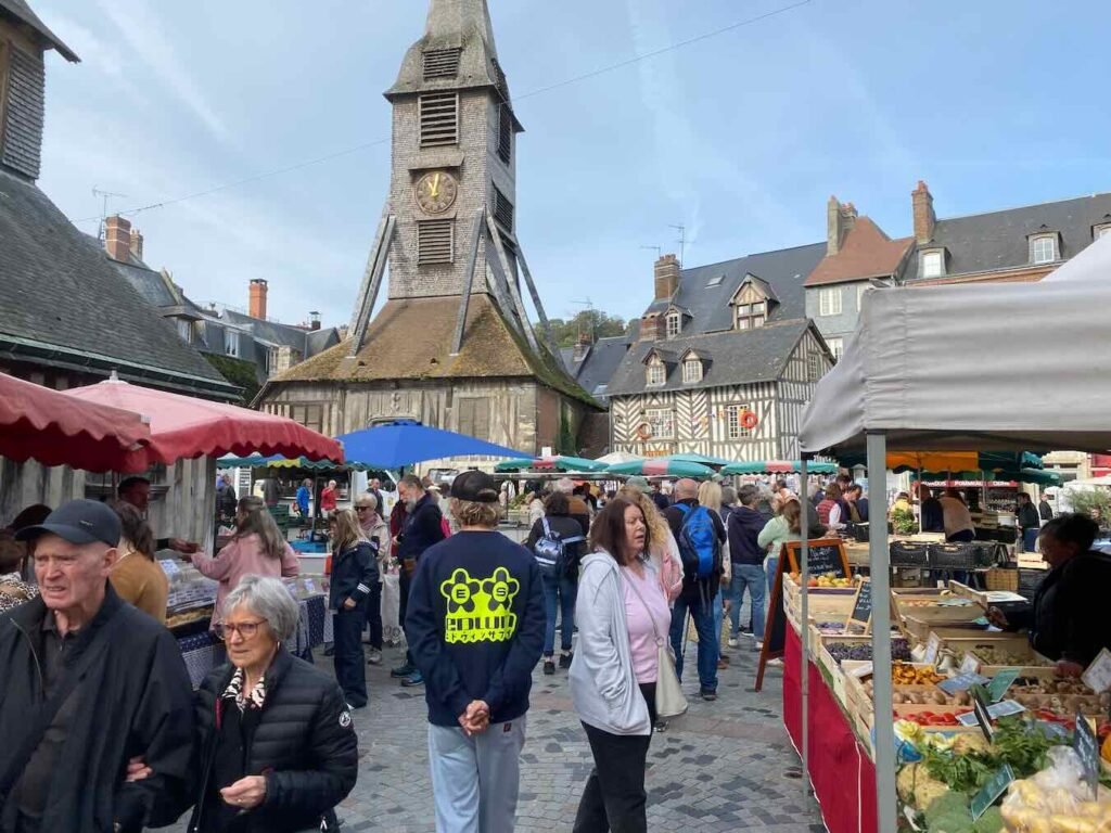 le marché des producteurs à Honfleur